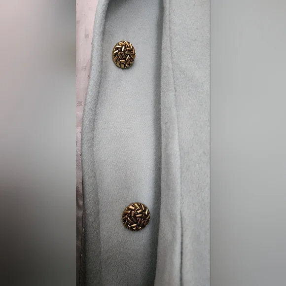 Ashley Scott Women's Light Blue Coat - Picture 4 of 8